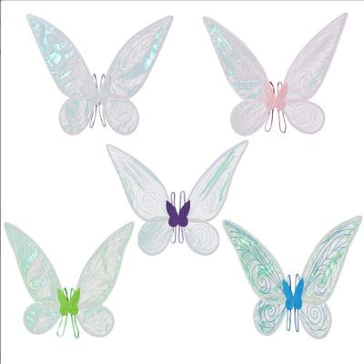 China For Cheap Hot Super Cheap Chrismas Party Carnival Halloween Glitter Light Exquisite Cute Exquisite Butterfly Prop Butterfly Angel Wings for sale