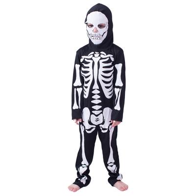 China For Party Timely Delivery In Action Skeleton Skeleton Halloween Costume Kids Cosplay Costume New Design Fancy Dress for sale