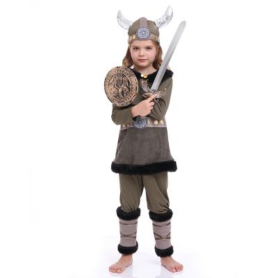 China Breathable Halloween Costumes Kids Pirate Bull King Male And Female Warrior Costumes Performance Costumes for sale