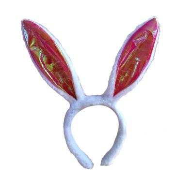 China Factory Direct Selling Lovely Popular Red Easter Shorts Party Stuffed Bunny Animal Ears Headband for sale