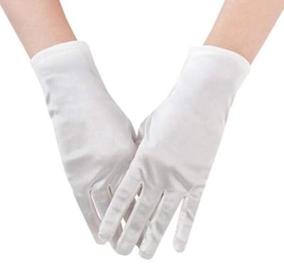 China Factory direct sale wholesale women polyester wedding banquet dress gloves for party dance for sale