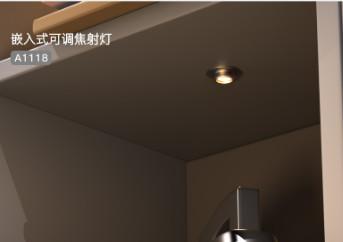 China A1118 Rotatable LED Puck Spotlight For Furniture Under Cabinet LED Spot Lighting for sale