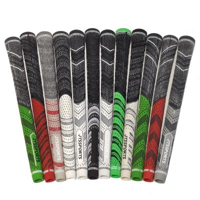 China OEM Custom Rubber High Quality Non-slip Cotton Tied Golf Club Rubber Grips for sale