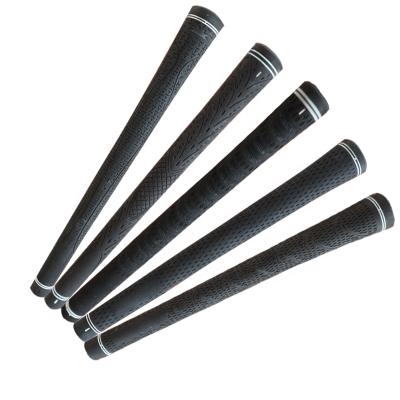 China Black non-slip rubber golf grips for sale