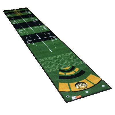 China Factory Price Durable Flannel Indoor Non Slip Golf Putting Practice Mat With Size Marking for sale