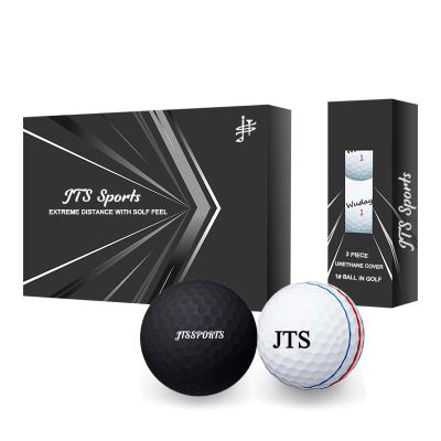 China Quality Urethane Box Package Long Surlyn Custom Long Golf Balls for sale