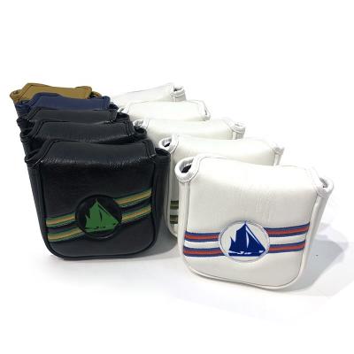 China PU Leather Mallet Putter Golf Headcover Quality PU Leather for sale