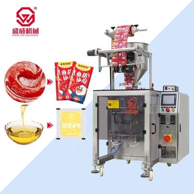 China Food Bean Automatic Packaging Banana Chips Bagging To Weigh Grain Beans Vertical Packing Machine for sale