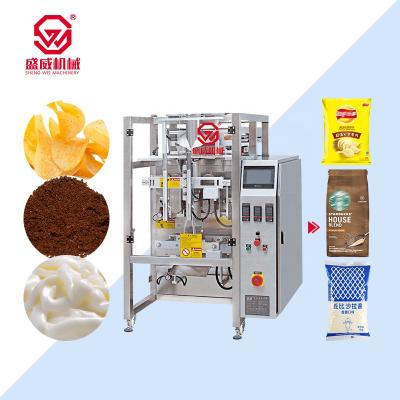 China Food Pouch Rice Chips Spice Honey And Filling Small Screw Food Vertical Packing Packing Machine for sale