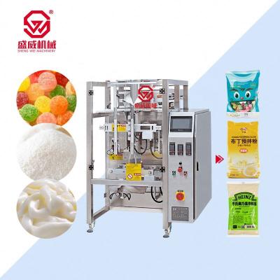 China Automatic Food Vertical Tube Pillow Sugar Tortilla Vffs Liquid Salt Packing Machine 1Kg Bundling Bag for sale