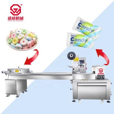 China Automatic High Speed ​​Food 9 Servo Motors Confectionery Sachet Packaging Machine for sale