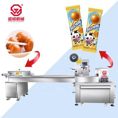 China Small Chemical High Speed ​​Cotton Lollipop Confectionery Packing Gummy Candy Packaging Machine for sale