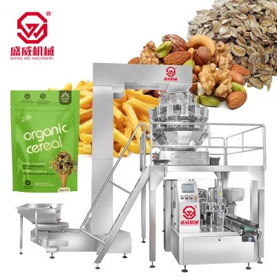 China Sauce Packaging Beverage Powder Salad Shampoo Ketchup Automatic Weighing Food Filling and Detergent Packing Machine for sale