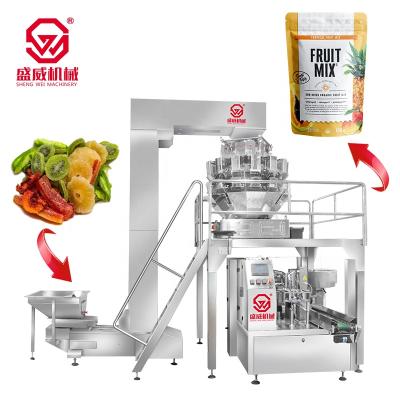 China Food Low Cost Dried Fruit Seeds Small Potato Chips Pouch Peanuts Spices Gummy Candy Premade Bag Stand Up Packing Machines for sale