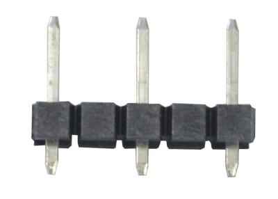 China Straight Single Row Pin Header 180 Degree 3.96 Mm Pitch Connector for sale