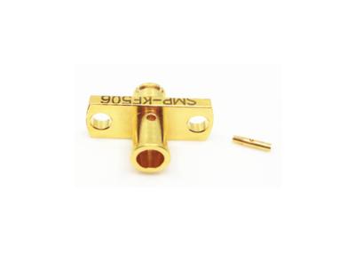 China 40GHz Gold Plated Female RF Connector SMP ≥2000MΩ Insulation Resistance for sale