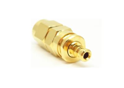 China Gold Plated Male SMA Connector Plug Electrical RF Crimping Cable Connector for sale