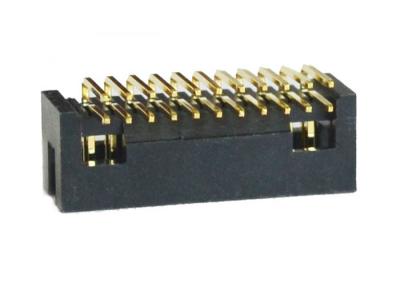 China High Temperature PCB Header Connector 1.27mm Pitch Right Angle 1.0AMP for sale