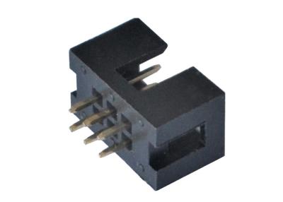 China 180 Degree Box Header Connector DIP 2.54mm Pitch 6 Pin Straight Type for sale