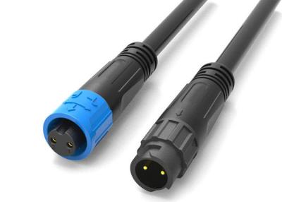 China Jnicon M12 IP68 Waterproof Power Cable Connector Bayonet 2 Pin for sale