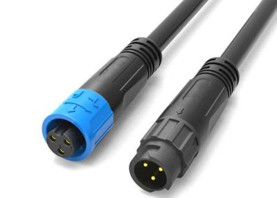 China 3 Pin Waterproof Cable Connector , Male Female Watertight Cable Connector for sale