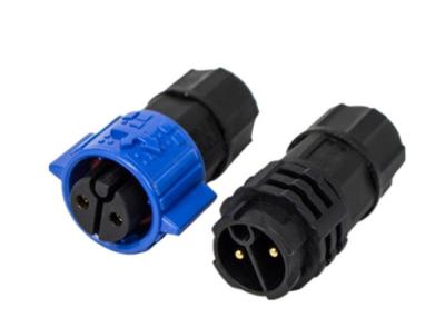 China Plastic Circular IP Rated Cable Connectors 2 Poles For LED Screen for sale