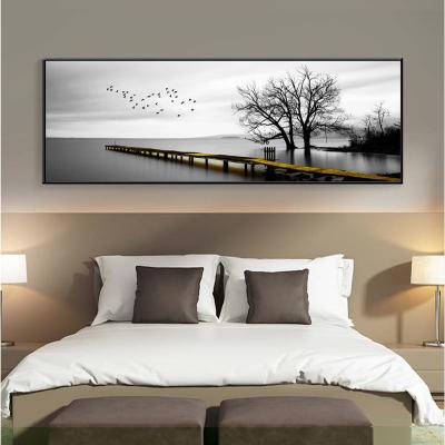 China CREATIVE black white landscape paintings bird tree wall pictures for living room canvas prints modern home decoration wholesale price for sale