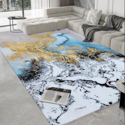 China Non-Slip China Modern 3d Digital Printed Crystal Velvet Large Floor Carpets And Rugs Living Room for sale