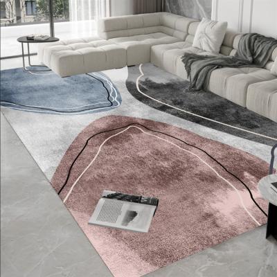 China Non-Slip Abstract Machine Made Area Rug PP Wilton Carpets Rugs Living Room Carpets for sale