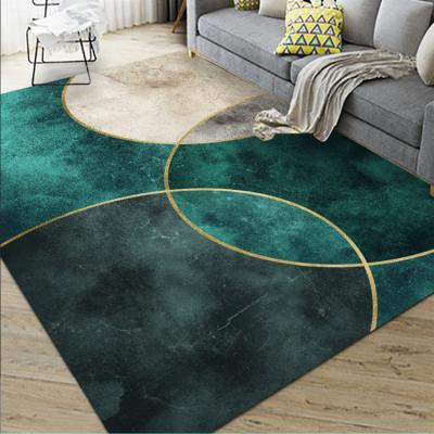 China Non-Slip Modern Printed Luxury Large Area Rug Gel Foam Backing Anti Slip Jackson Carpet And Rugs For Living Room Dining Room for sale