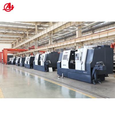 China Machinery Repair Shops CNC Center TAIWAN Technology Bed Cnc Turning Slant Lathe Center With Axes/C Y Axes for sale