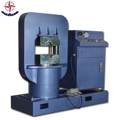 China Building Material Shops Blue Color Hydraulic Steel Cable Clamp Press Machine / Steel Cable Press Machine for sale