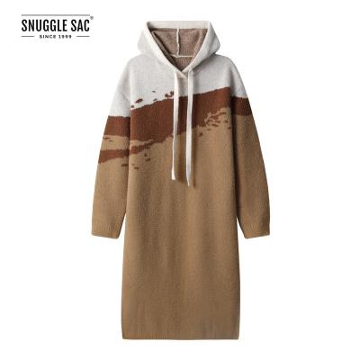 China Anti-Wrinkle Hug Bag Air Feel Hoodie Sweater Dress Women Hoodies Oversized Pullover for sale