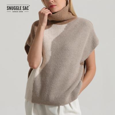 China Anti-Wrinkle Arrival Air Smell Turtleneck Ladies Turtleneck Short Poncho Sweater Snuggle Snuggle Bag Female Sleeve Sweaters Winter New Casual for sale