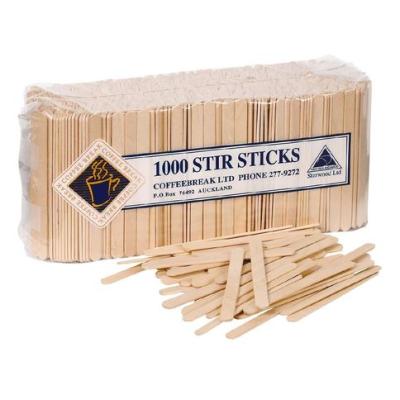 China Viable Wholesale Custom Wooden Stick Wooden Wrapping Coffee Stirrers For Coffee Tea Milk for sale