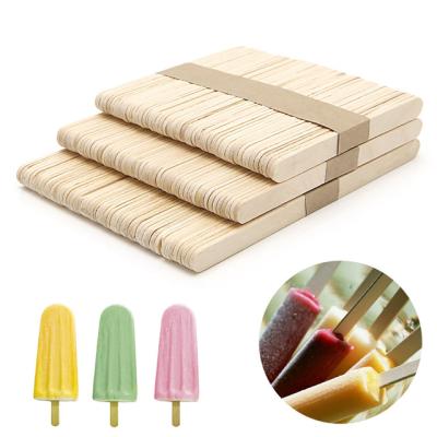 China Factory Price Sustainable Popsicle Sticks Wooden Stick For Ice Cream for sale