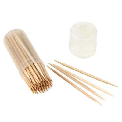 China Factory Disposable Products Ancheng Bamboo Plastic Toothpick Container for sale