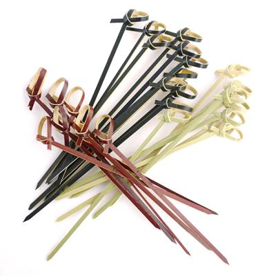 China Wedding and party decoration party picks decorative party food skewers bamboo palillos for sale