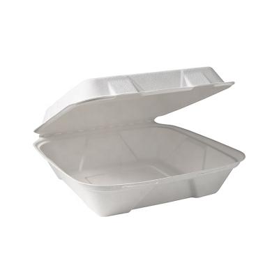 China Sugarcane Lunch Container Disposable Takeaway Food Packaging Boxes Biodegradable for sale