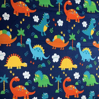 China Wholesale Price Dinosaur Cartoon Printing Fabric Waterproof High Quality Fabric Custom Fabric Upholstery Fabric Sofa Curtain Bag Shoes for sale