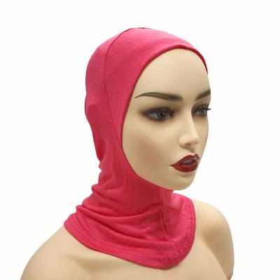 China Cheap Classic Model Hood Hijab Cap 100% Muslim Underscarf Inner Women Modal Made Hijab Cap for sale