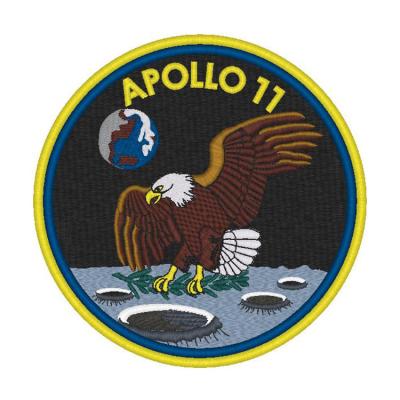 China Other Hot Sale Apollo Designer Clothing Sew Custom Embroidery Patches Iron On Embroidered Patch for sale