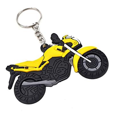 China Each Wholesale Personalized Custom Made All Type Key Chain Cute Cartoon Motor Sfot Colorful PVC Keychains for sale