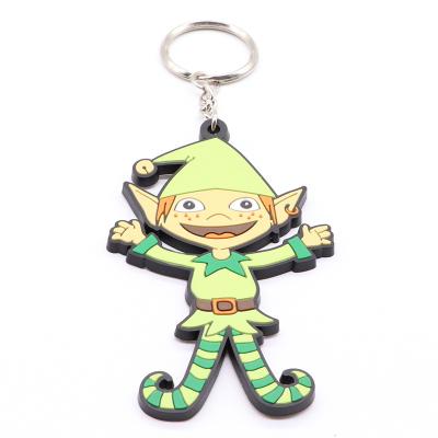 China Each Factory Price Best Custom 2D Rubber Soft 3D Key Chain Customized Design PVC Rubber Key Chains for sale