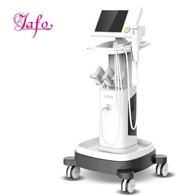 China Skin Tighten IF-401 Ultrasound Skin Tighten Wrinkle Removal Machine With Flat Body Cartridges for sale