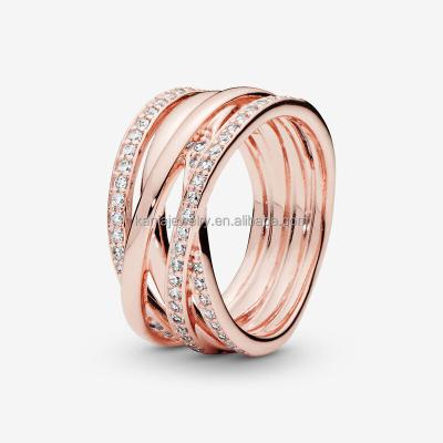 China Thailand factory wholesale 925 silver jewelry original FASHION new Christmas gift of love silver ring for women pandoraer silver rings for sale