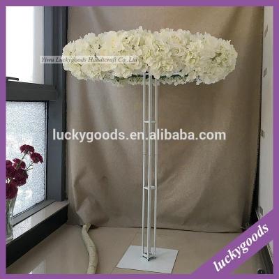 China Wedding Tall Wedding Centerpiece 1.2m Metal Flower Stand Metal Flower Stand Wedding Centerpiece Table Decoration for sale