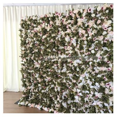 China LFB1427 Home Decoration Greenery Wrap Peony Flower Wall To Wedding Stage Decorations for sale