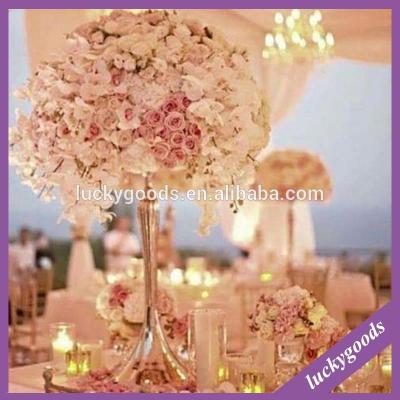 China custom design artificial rose and orchid flower wedding flower centerpiece for sale LFB210 for sale