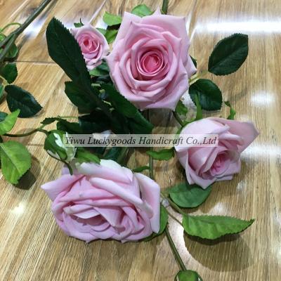 China LF480 Artificial Latex Flower Durable Wall Material Real Touch Flowers Wholesale for sale